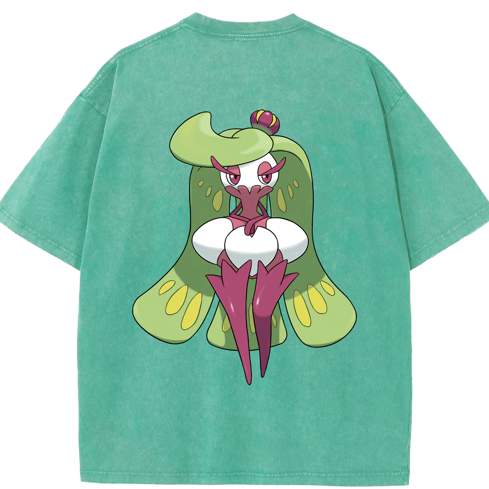 （画像用） ポケットモンスター Pokémon 綿100% ヴィンテージ風 半袖Tシャツ（背面プリント）
